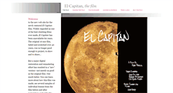 Desktop Screenshot of elcapfilm.com