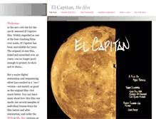 Tablet Screenshot of elcapfilm.com